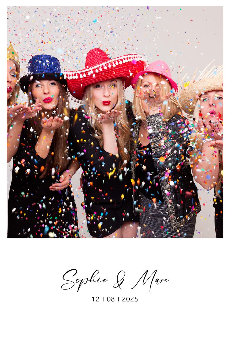 Mise en page polaroid, une pose
